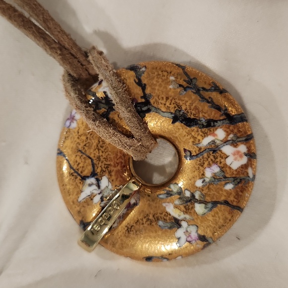 Necklace Lot Bundle Costume Jewelry Murano Italy Glass Gold Chain Layering - Picture 4 of 10